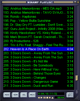 Winamp Playlist